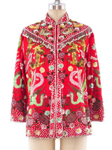 Fully Embellished Chinese Wedding Jacket Jacket arcadeshops.com