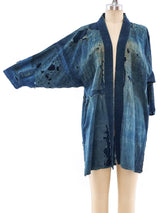 Japanese Indigo Boro Haori Jacket Jacket arcadeshops.com