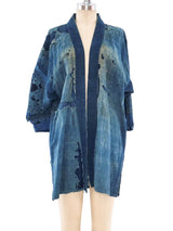 Japanese Indigo Boro Haori Jacket Jacket arcadeshops.com