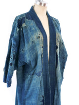 Japanese Indigo Boro Haori Jacket Jacket arcadeshops.com