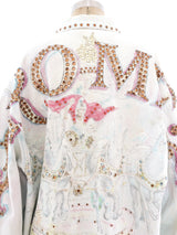 Tony Alamo Painted and Stoned Rome Denim Jacket Jacket arcadeshops.com