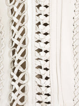 Gianni Versace Fringed Leather Jacket arcadeshops.com