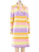 Pastel Striped Jacket Jacket arcadeshops.com