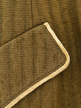 Geoffrey Beene Olive Zip Front Jacket Jacket arcadeshops.com