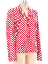 Versus Versace Painted Check Knit Jacket Jacket arcadeshops.com