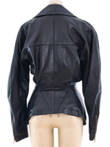 Alaia Leather Jacket Jacket arcadeshops.com