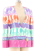 Mary McFadden Quilted Jacket Jacket arcadeshops.com