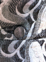 Silver Lame Floral Jacket Jacket arcadeshops.com