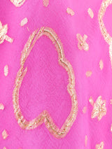 Gianfranco Ferre Pink and Metallic Gold Top Top arcadeshops.com