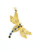14K Dragonfly Pendant Fine Jewelry arcadeshops.com