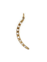 14K Diamond Accented Crescent Moon Charm Fine Jewelry arcadeshops.com