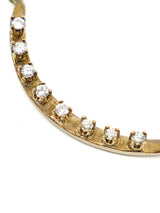 14K Diamond Accented Crescent Moon Charm Fine Jewelry arcadeshops.com