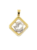 14K Pisces Charm Fine Jewelry arcadeshops.com
