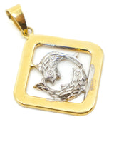 14K Pisces Charm Fine Jewelry arcadeshops.com