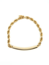 14K ID Style Rope Bracelet Fine Jewelry arcadeshops.com