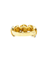 18K Gold and Enamel Wave Band Fine Jewelry arcadeshops.com