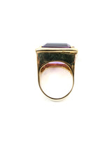 14K Gold and Amethyst Cocktail Ring Fine Jewelry arcadeshops.com