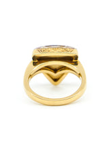 Rock Crystal and Diamond Ring Fine Jewelry arcadeshops.com