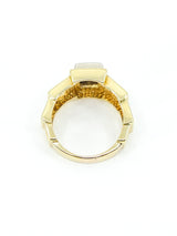 14K and Diamond Geometric Band Ring Fine Jewelry arcadeshops.com