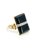 10K Antique Onyx Ring Fine Jewelry arcadeshops.com
