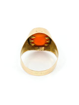 14K Carnelian Signet Ring Fine Jewelry arcadeshops.com