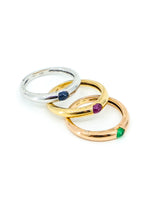 Set of Mixed 14k Gold Stacking Rings Fine Jewelry arcadeshops.com