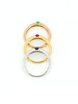 Set of Mixed 14k Gold Stacking Rings Fine Jewelry arcadeshops.com