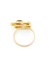 14K Scuptural Pink Tourmaline Ring Fine Jewelry arcadeshops.com