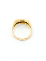 Modernist 18k and Diamond Stacking Ring Fine Jewelry arcadeshops.com