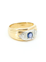 14K Deco Style Sapphire Band Fine Jewelry arcadeshops.com