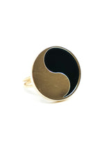 14K Gold and Onyx Yin Yang Ring Fine Jewelry arcadeshops.com
