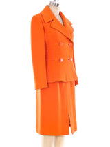 Pierre Cardin Tangerine Wool Suit Suit arcadeshops.com