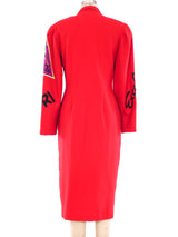 European Travel Novelty Patchwork Coat Dress Dress arcadeshops.com