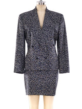 Gianni Versace Leopard Printed Suit Suit arcadeshops.com