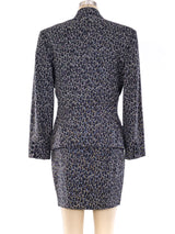 Gianni Versace Leopard Printed Suit Suit arcadeshops.com
