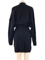 Alaia Button Front Sweater Dress Dress arcadeshops.com