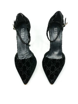 Gucci Velvet Logo Pumps Accessory arcadeshops.com