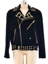 Carolina Herrera Velvet Studded Jacket Jacket arcadeshops.com