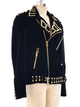 Carolina Herrera Velvet Studded Jacket Jacket arcadeshops.com