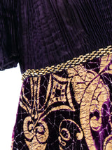 Patricia Lester Amethyst Velvet Maxi Dress Dress arcadeshops.com