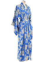 Metallic Floral Brocade Kimono Jacket arcadeshops.com