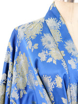 Metallic Floral Brocade Kimono Jacket arcadeshops.com