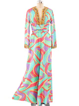 Oscar de la Renta Quilted Jumpsuit Suit arcadeshops.com