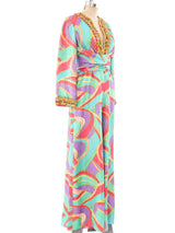 Oscar de la Renta Quilted Jumpsuit Suit arcadeshops.com