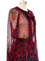 Chanel Printed Silk Ensemble Suit arcadeshops.com