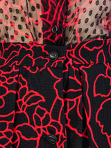 Chanel Printed Silk Ensemble Suit arcadeshops.com