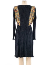 Mary McFadden Embellished Plisse Dress Dress arcadeshops.com