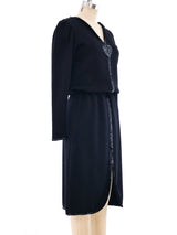 Yves Saint Laurent Embellished Sweater Dress Dress arcadeshops.com