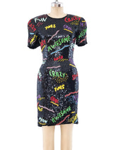 Sequin Embellished Novelty Dress Dress arcadeshops.com