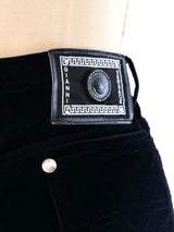Gianni Versace Velvet Pants Bottom arcadeshops.com